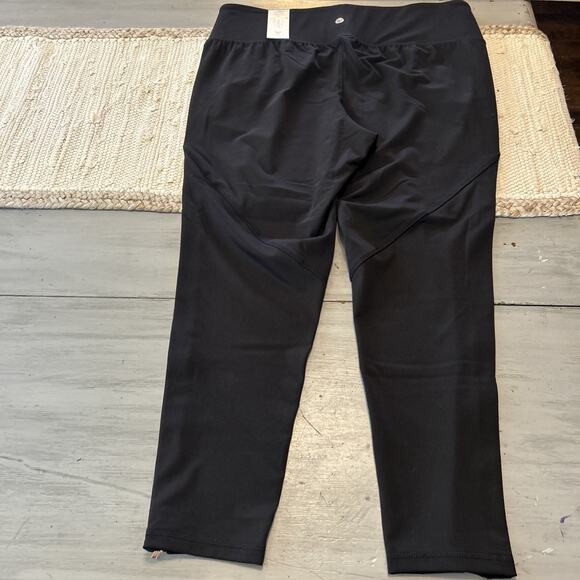 NWT Lane Bryant LIVI Black Rose Gold Zipper Wicking 7/8 Legging Sz 18 20 - Picture 8 of 9